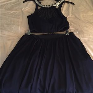 Navy 2 Piece Cocktail dress